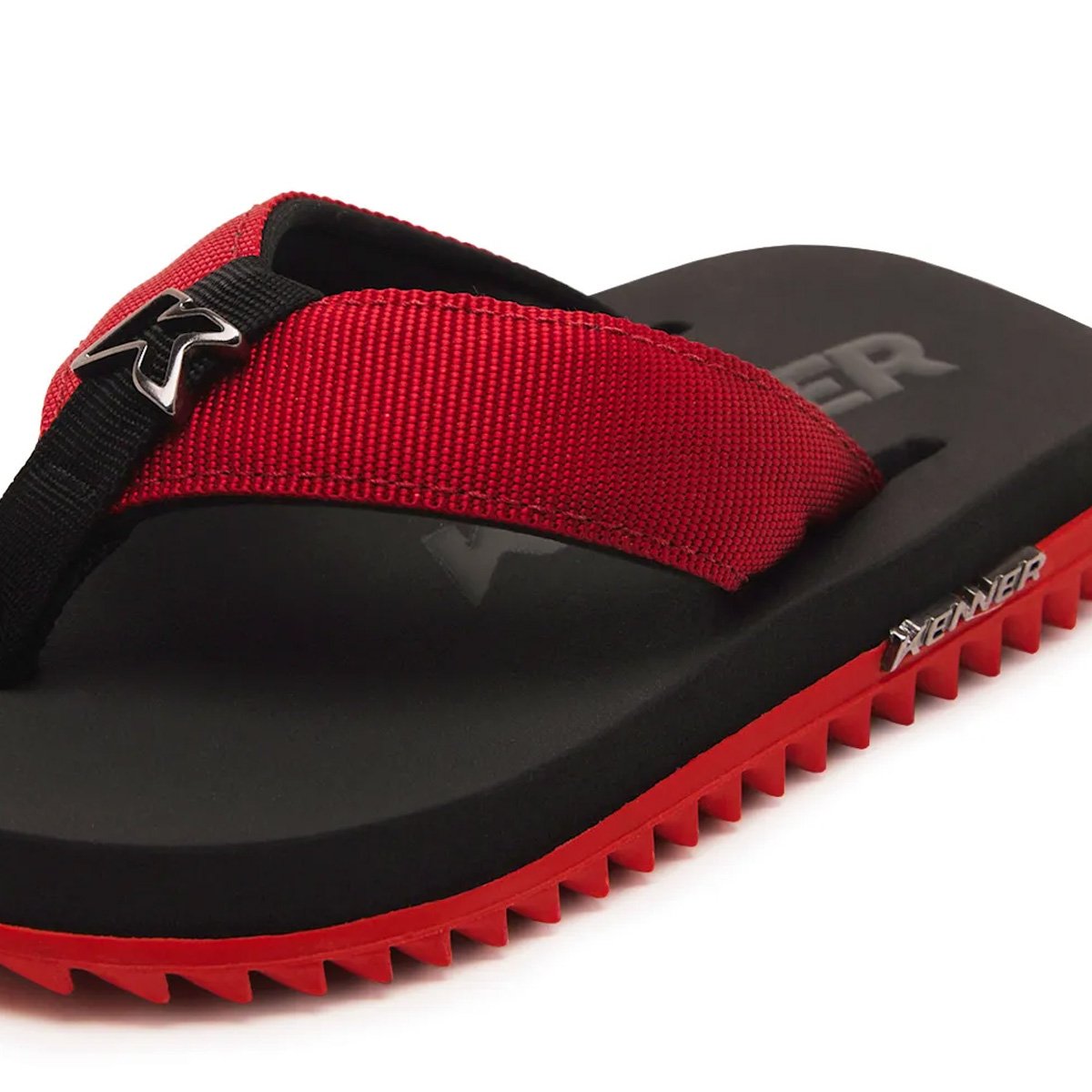 Chinelo Kenner Kivah Kids TKS Infantil Vermelho Vermelho 5