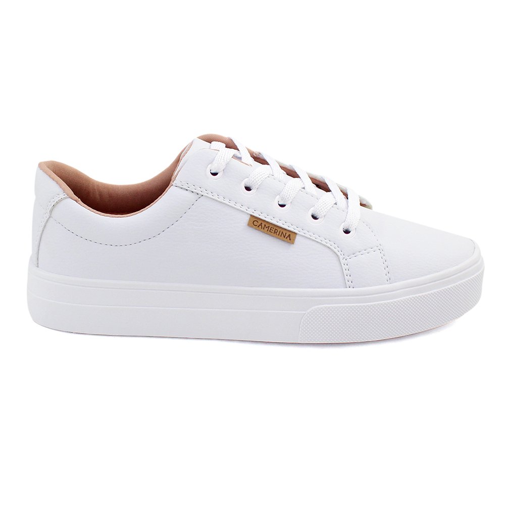 Tenis Branco Feminino Camerina