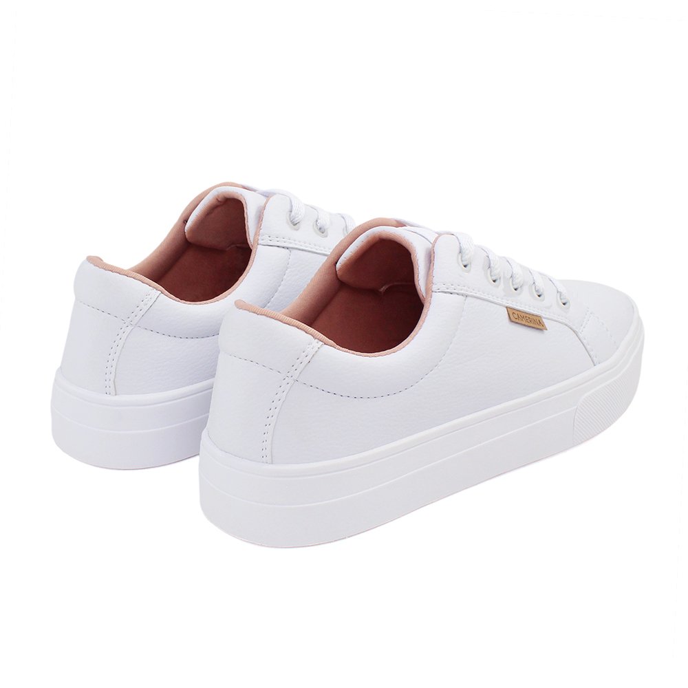 Tenis Branco Feminino Camerina Branco 5