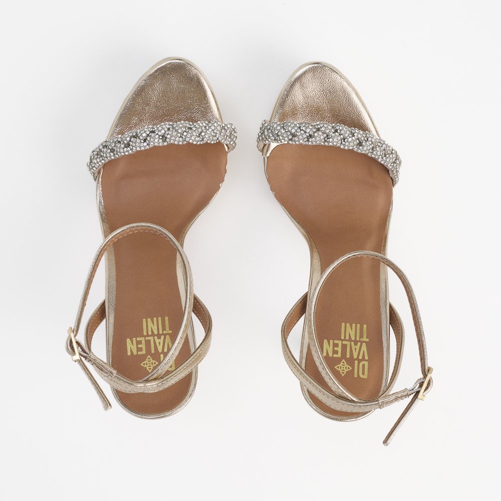 SANDÁLIA LIDIA DI VALENTINI NAPA Dourado 5