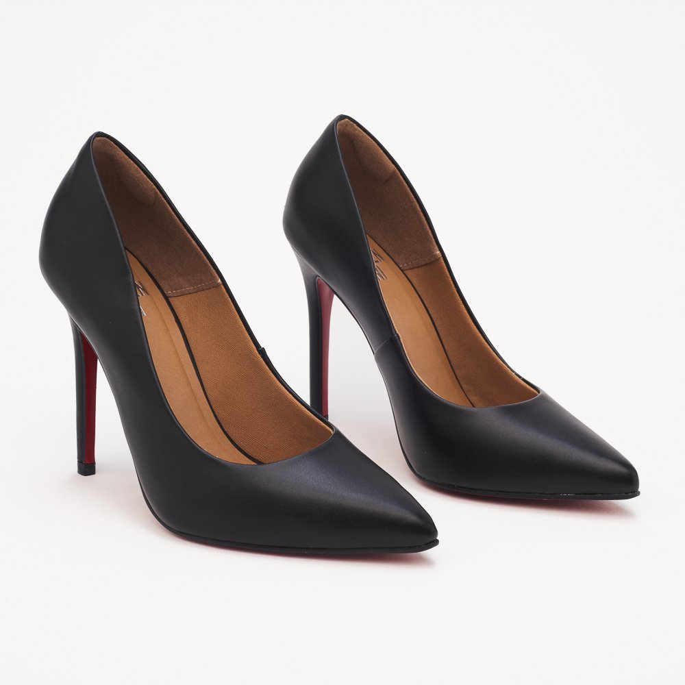 SCARPIN HELO DI VALENTINI NAPA- SOLA VERMELHA Preto 4