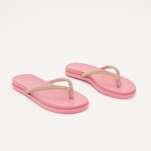 SANDALIA LUIZA IMPROVISO BRILHO Rosa 3