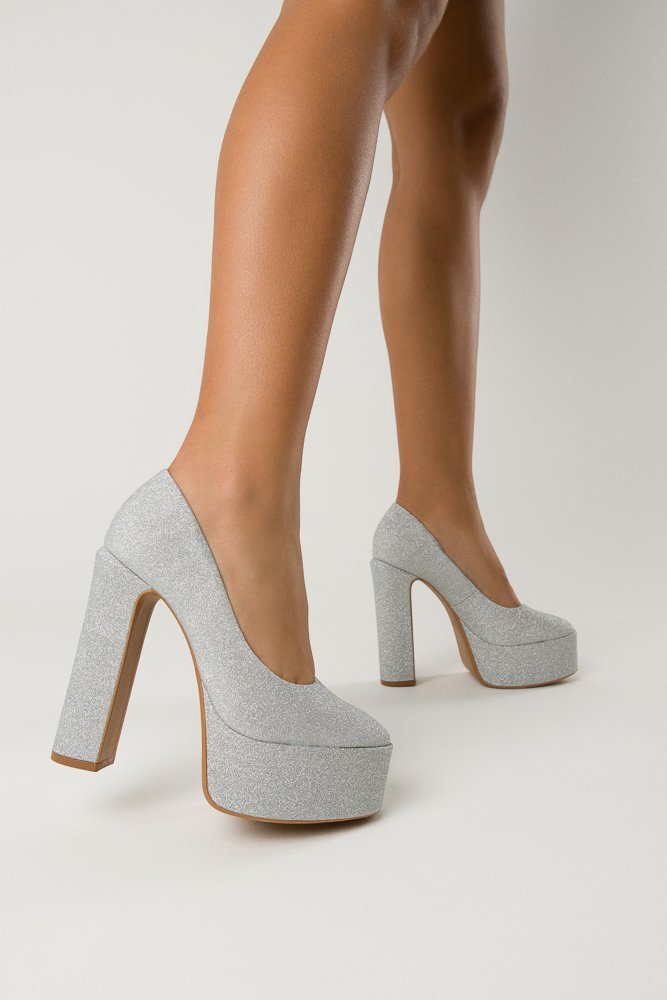 SAPATO JESSICA GLITTER Prata 2