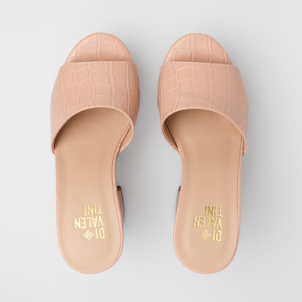 TAMANCO CAROL DI VALENTINI NAPA CROCO Bege 6