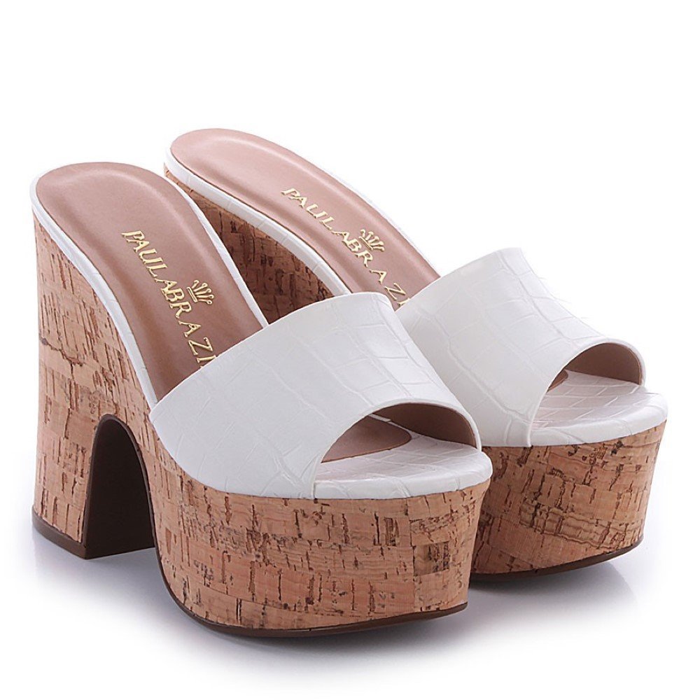 TAMANCO CAROL PAULA BRAZIL NAPA CROCO Branco 5