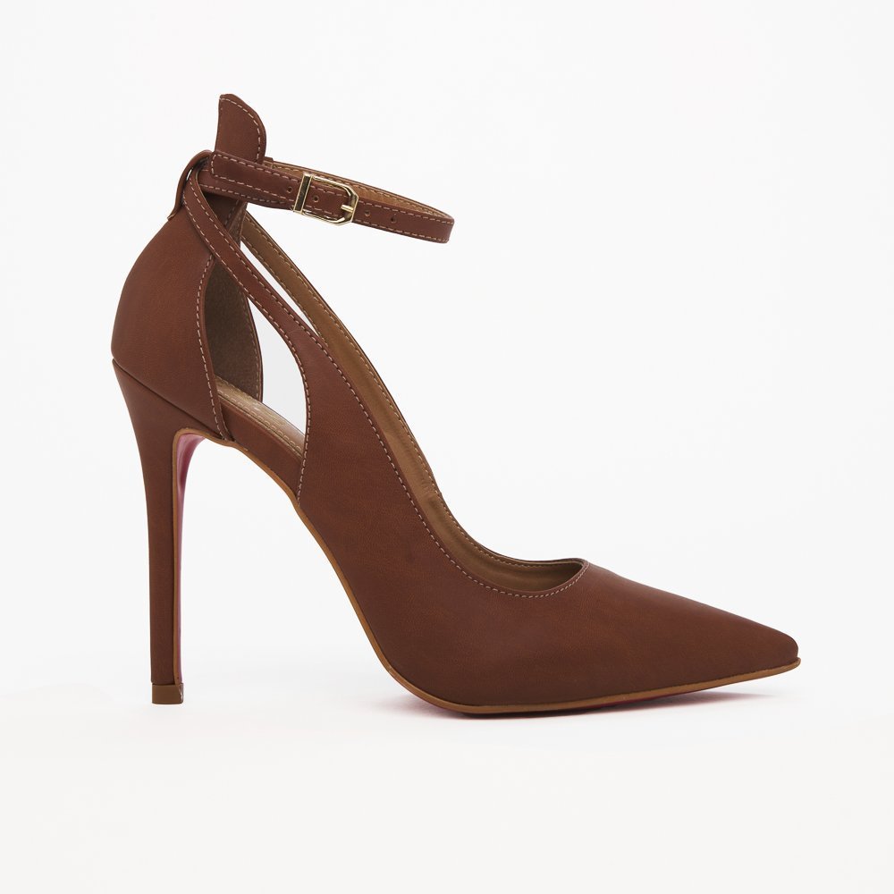 SCARPIN LOLITA DI VALENTINI NAPA -SOLA VERMELHA