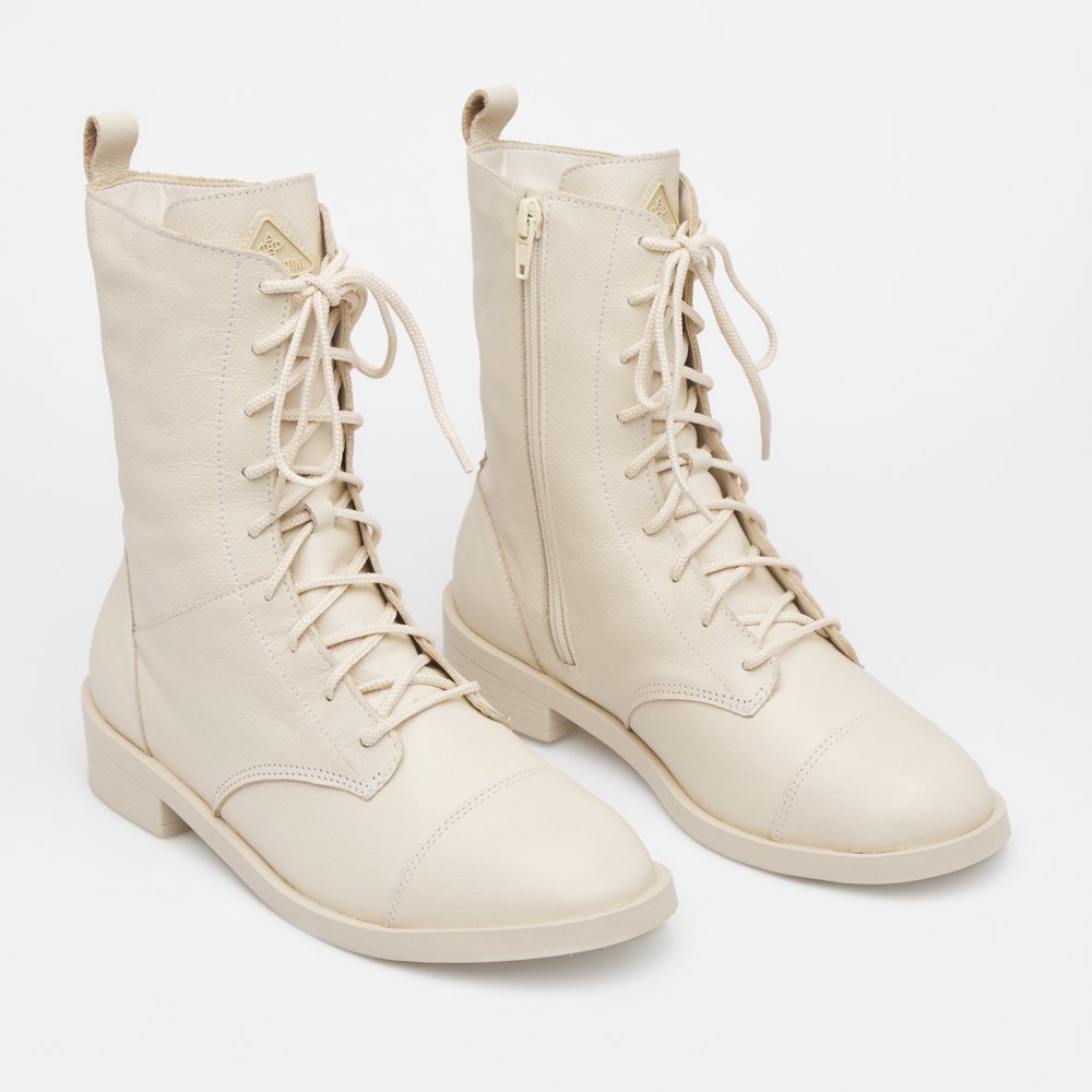 BOTA VALENTINA DI VALENTINI COURO Off White 4