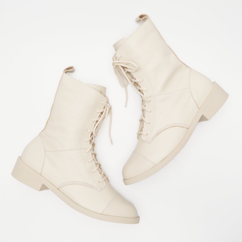 BOTA VALENTINA DI VALENTINI COURO Off White 5
