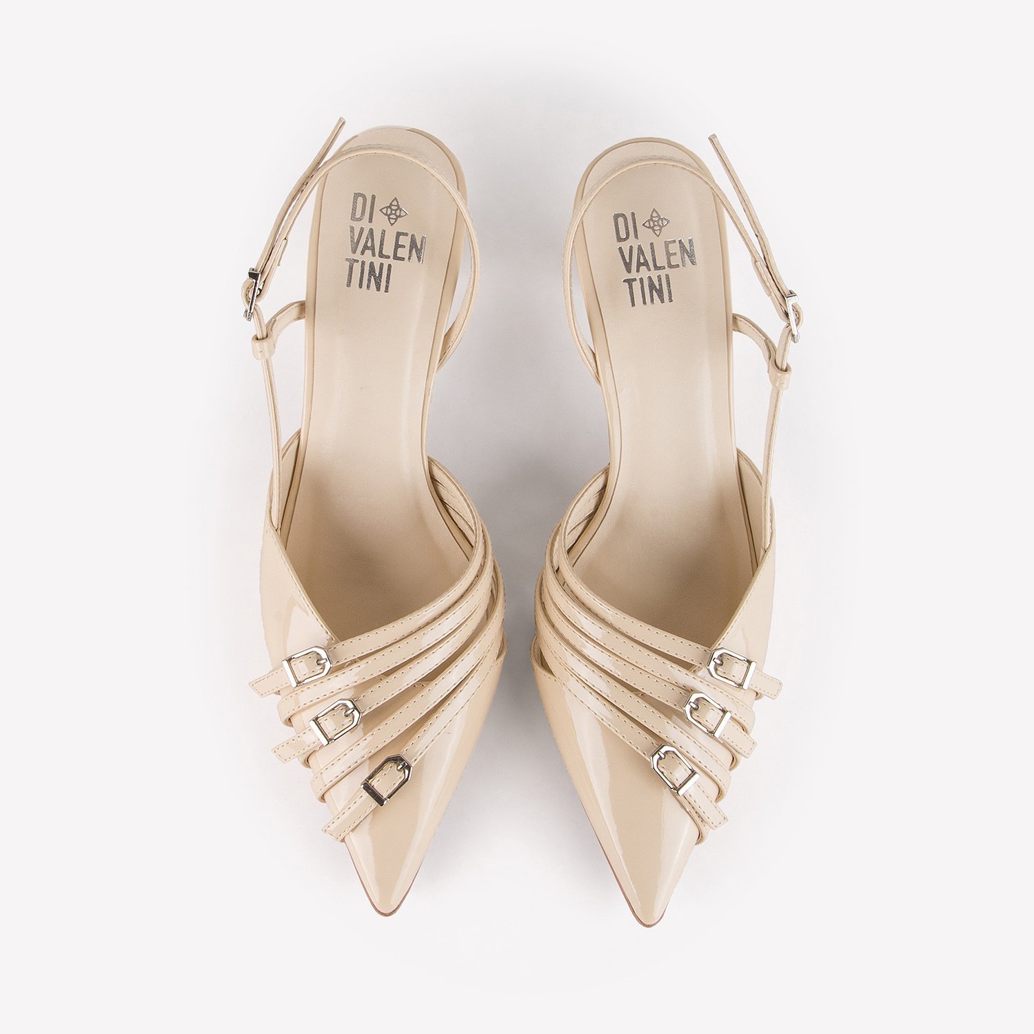 SLINGBACK MONALISA DI VALENTINI VERNIZ Bege 5