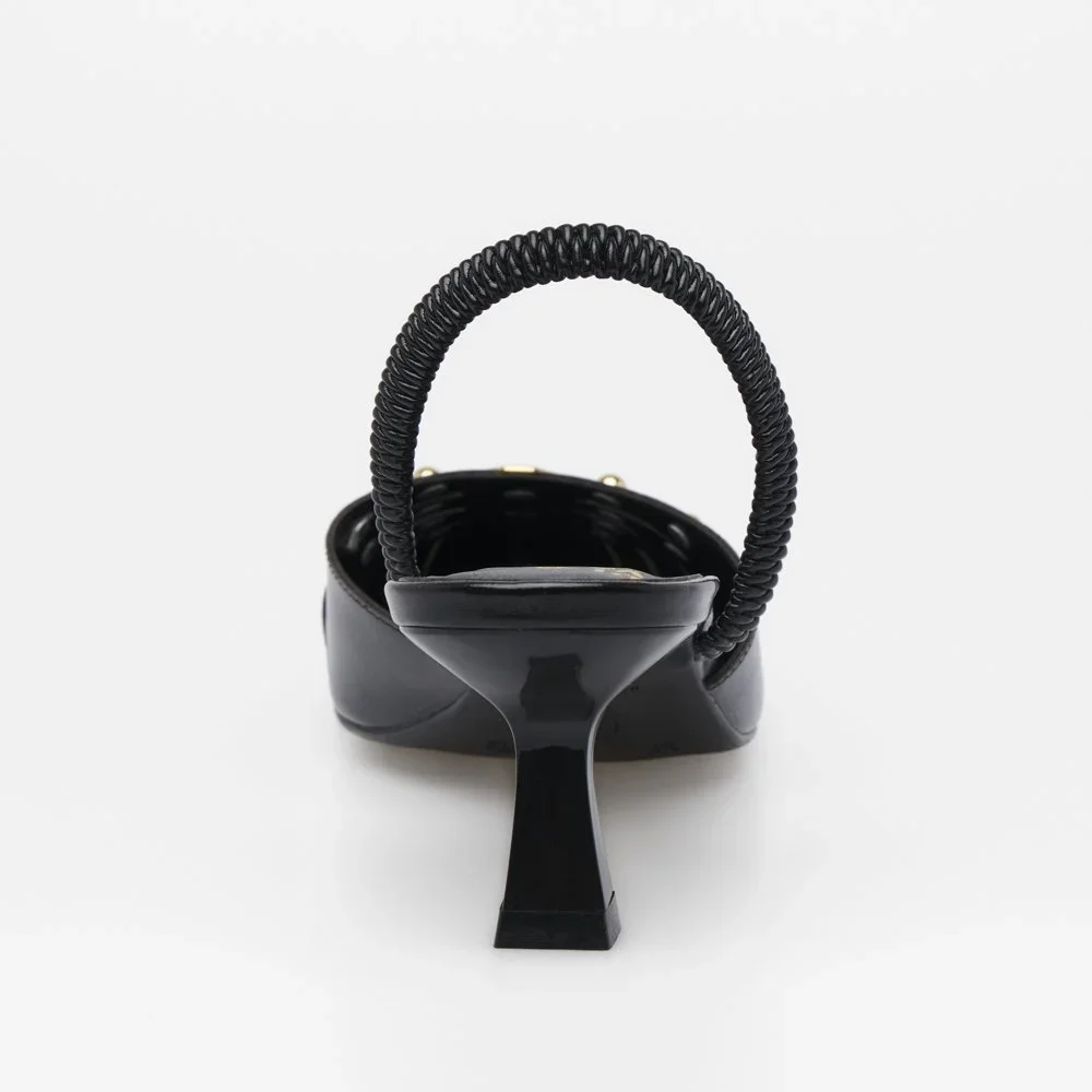 SLINGBACK KENDALL DI VALENTINI NAPA Preto 5