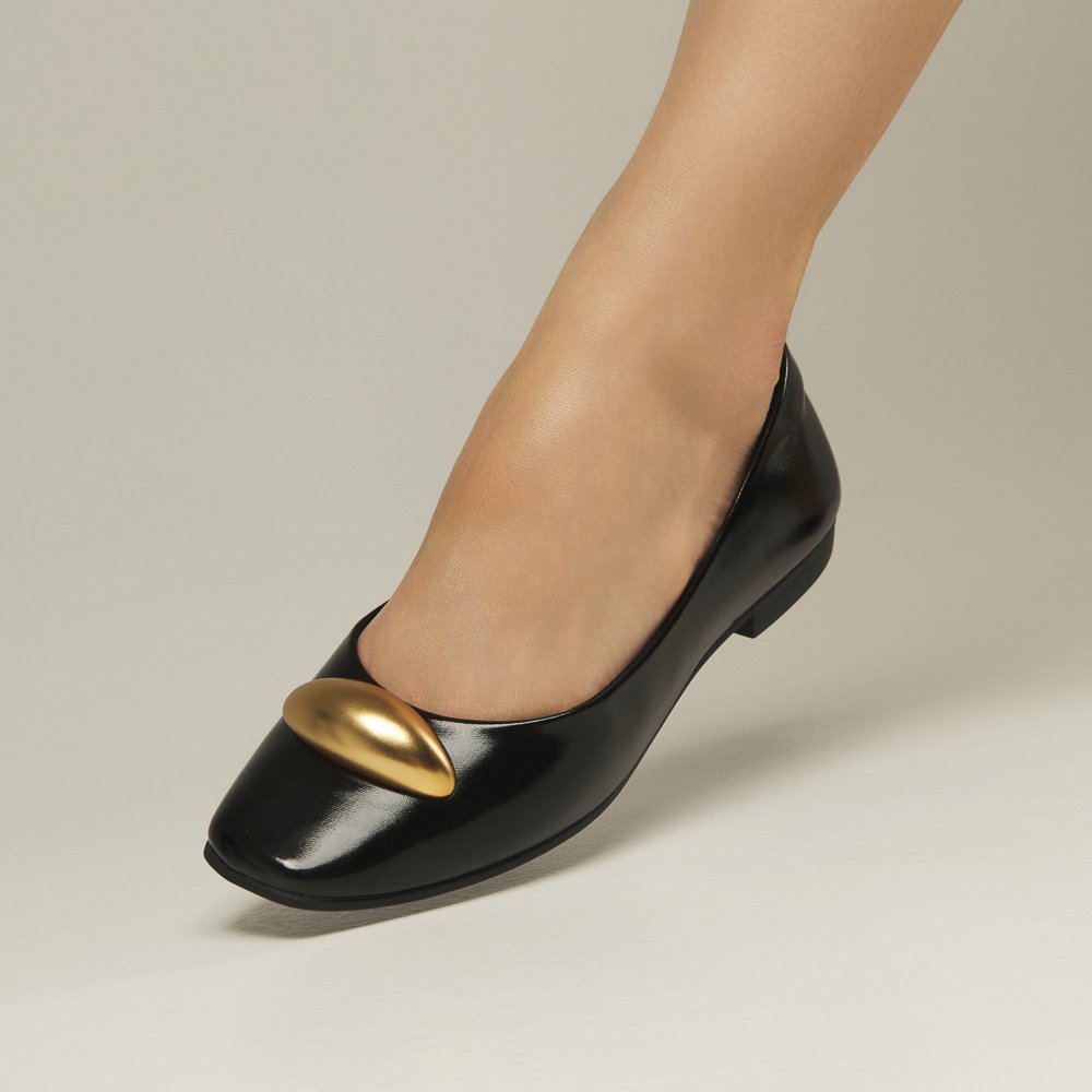 SAPATILHA LARISSA DI VALENTINI NAPA Preto 3