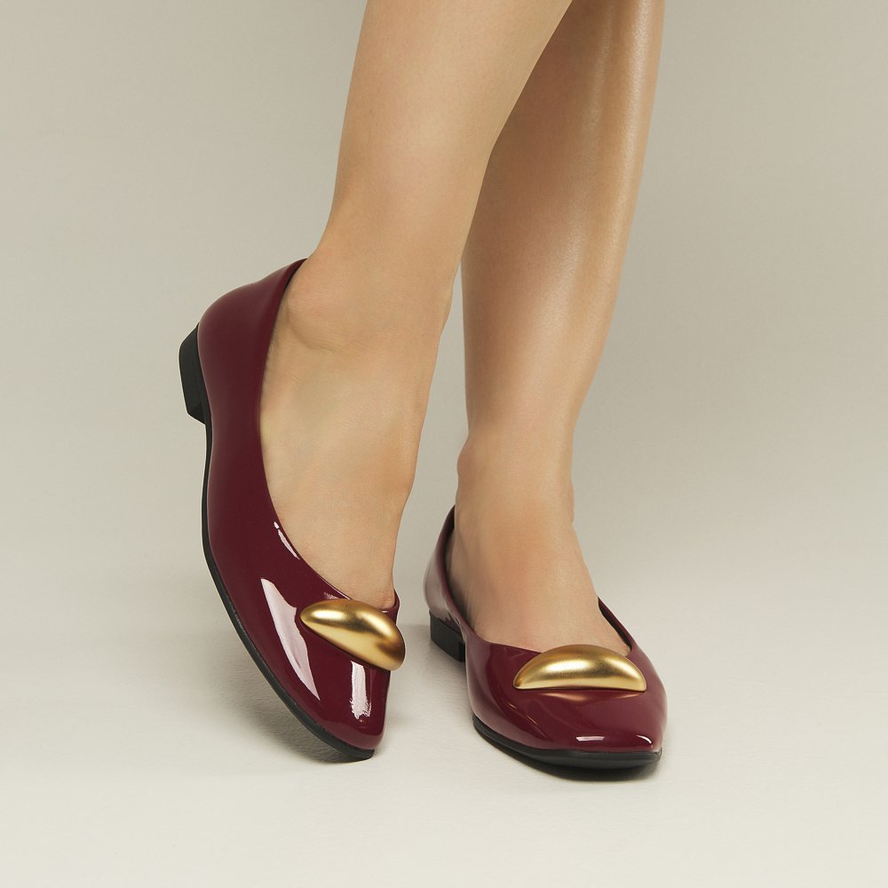 SAPATILHA LARISSA DI VALENTINI VERNIZ Vermelho 3