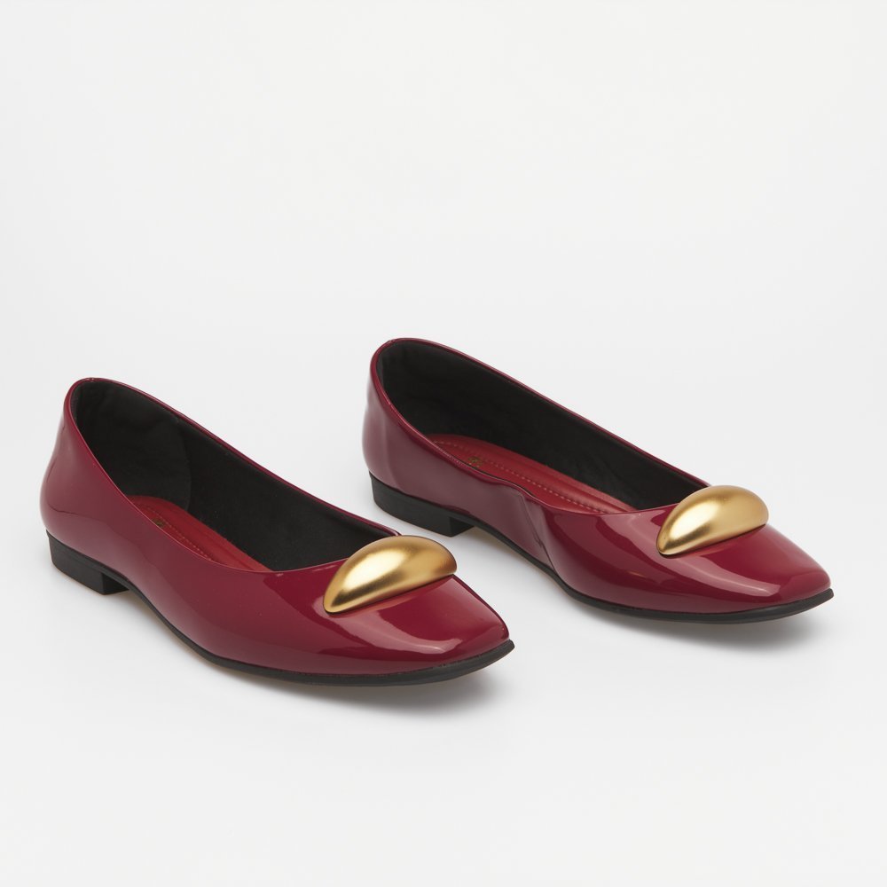 SAPATILHA LARISSA DI VALENTINI VERNIZ Vermelho 4