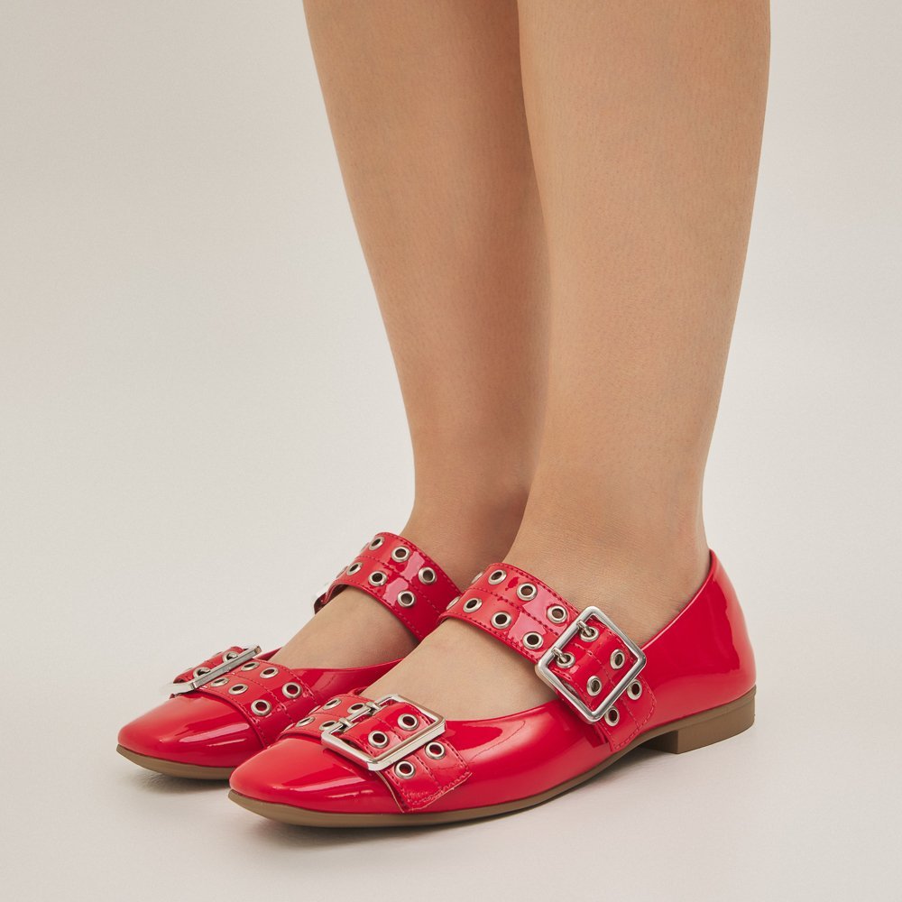 SAPATILHA LIA DI VALENTINI VERNIZ Vermelho 2