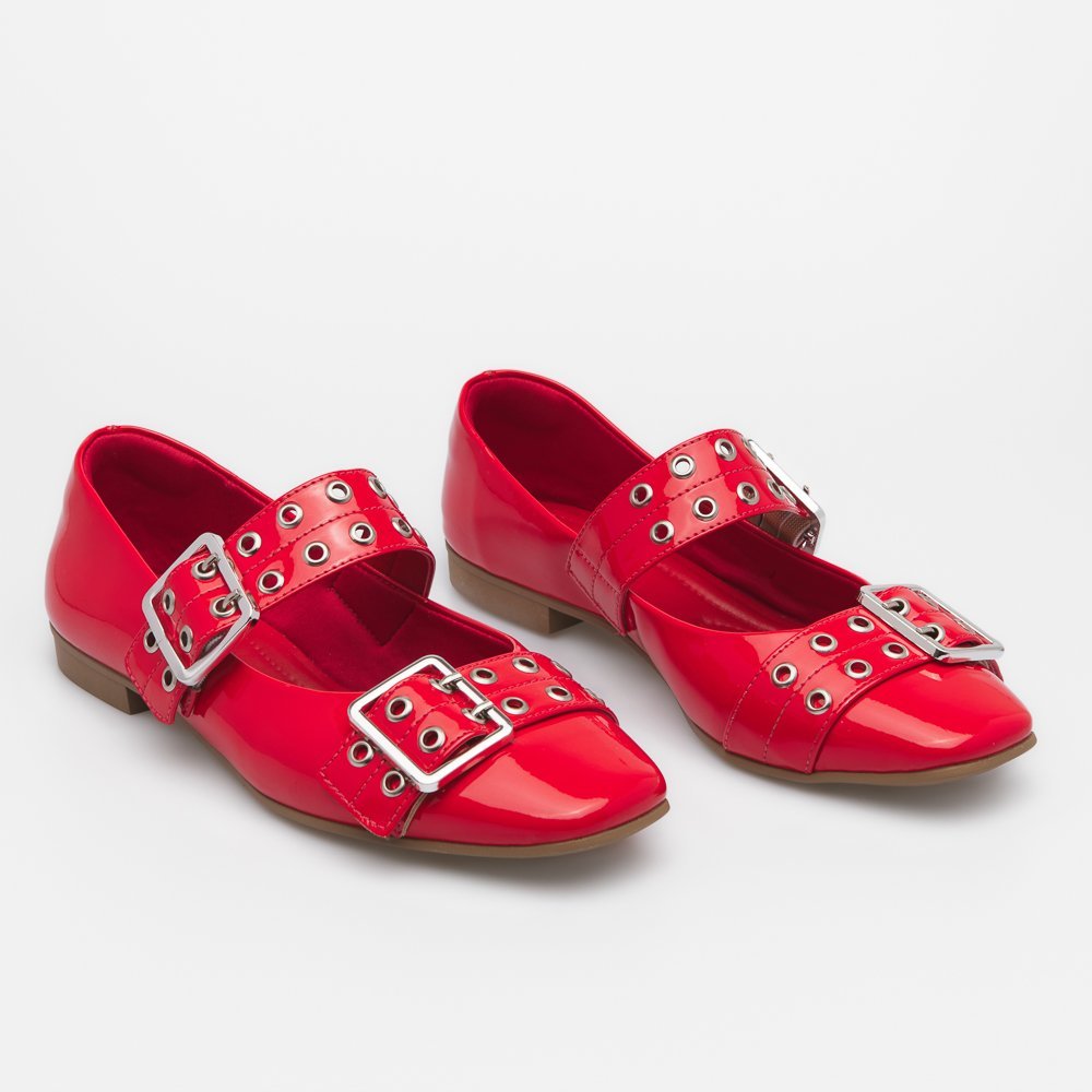 SAPATILHA LIA DI VALENTINI VERNIZ Vermelho 4