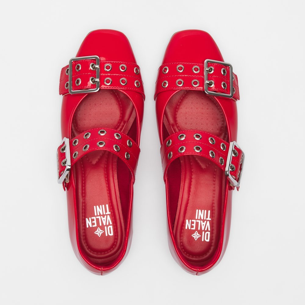 SAPATILHA LIA DI VALENTINI VERNIZ Vermelho 6
