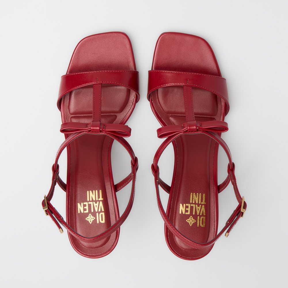 SANDÁLIA VÂNIA DI VALENTINI NAPA Vermelho 5