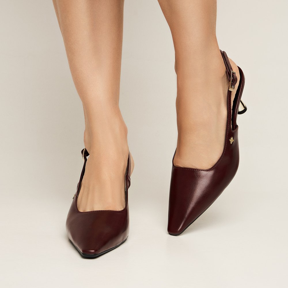 SAPATO ESTELA DI VALENTINI NAPA Vermelho 3