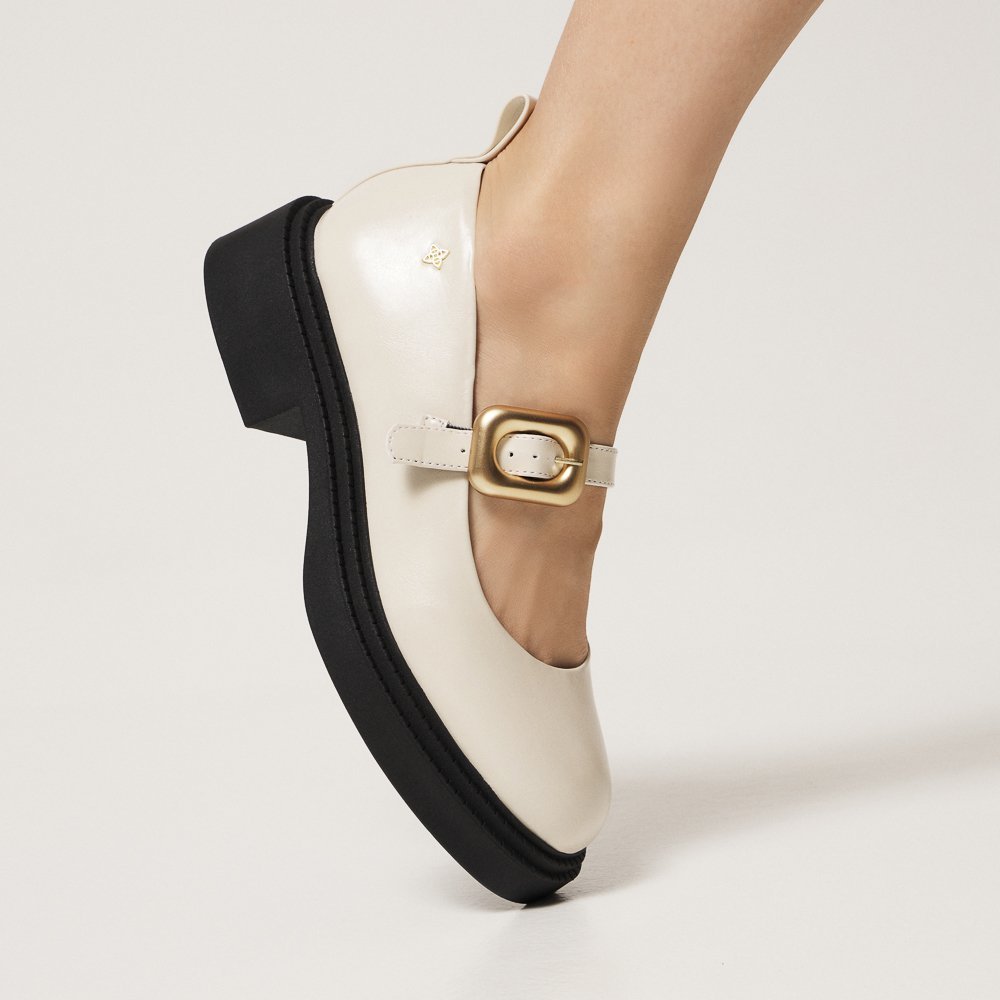 SAPATO ISABELE NAPA Off White 2
