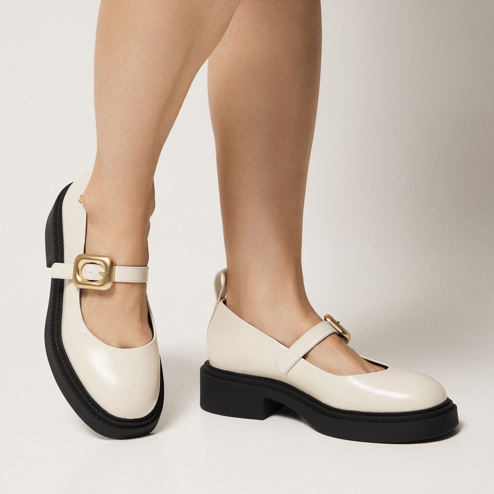 SAPATO ISABELE NAPA Off White 3