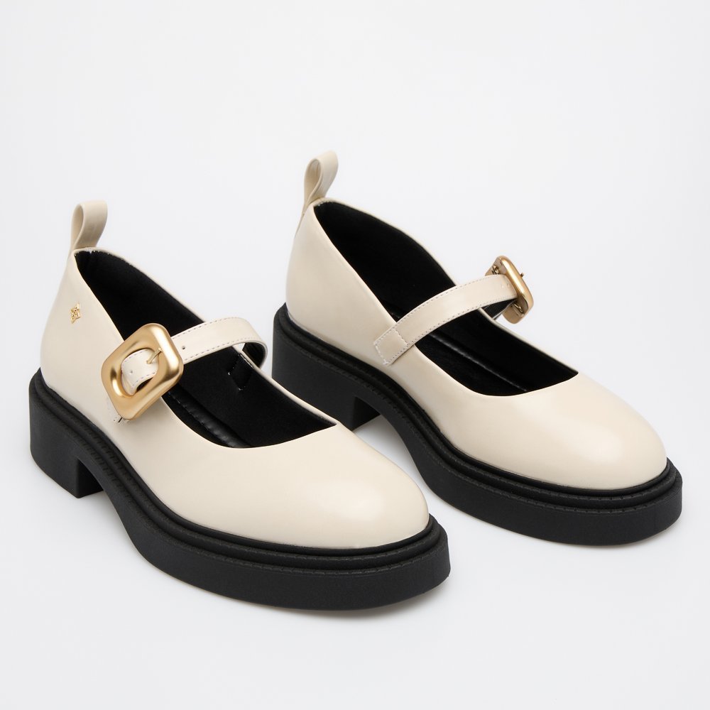 SAPATO ISABELE NAPA Off White 6