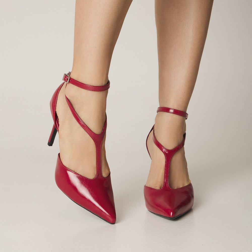 SAPATO REBECA NAPA Vermelho 2