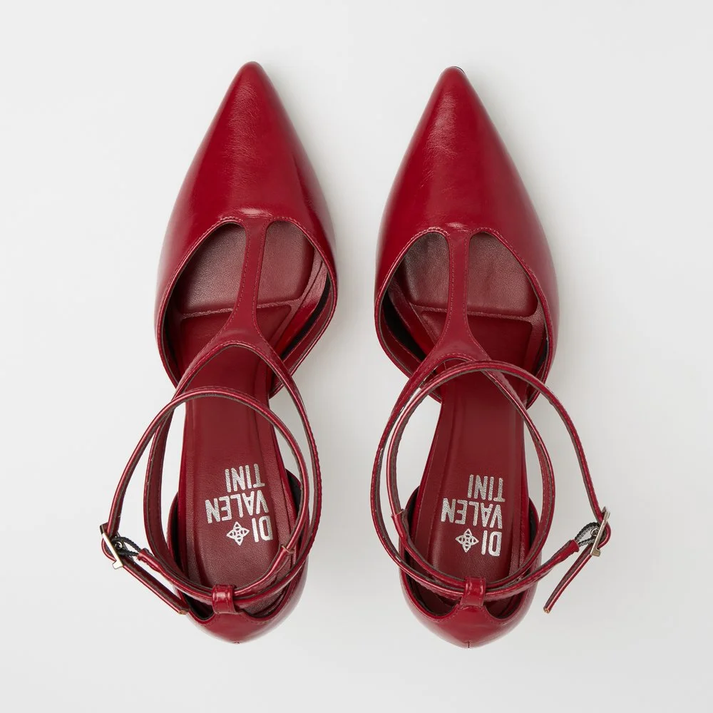 SAPATO REBECA NAPA Vermelho 4