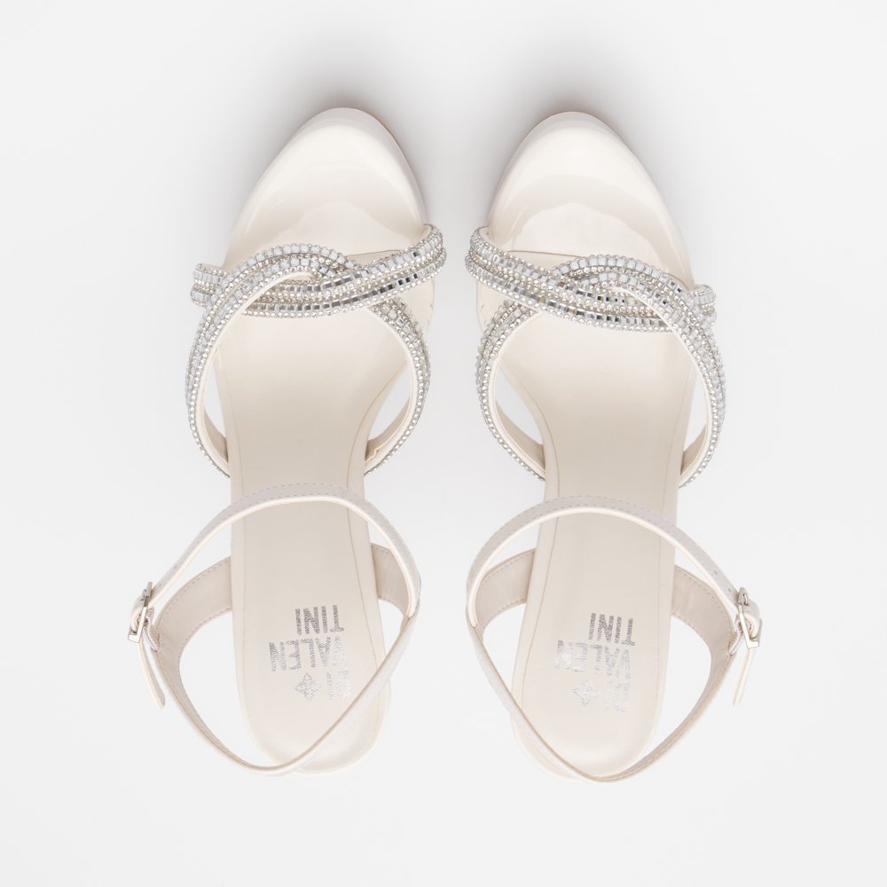 SANDÁLIA SABRINA DI VALENTINI VERNIZ Off White 3