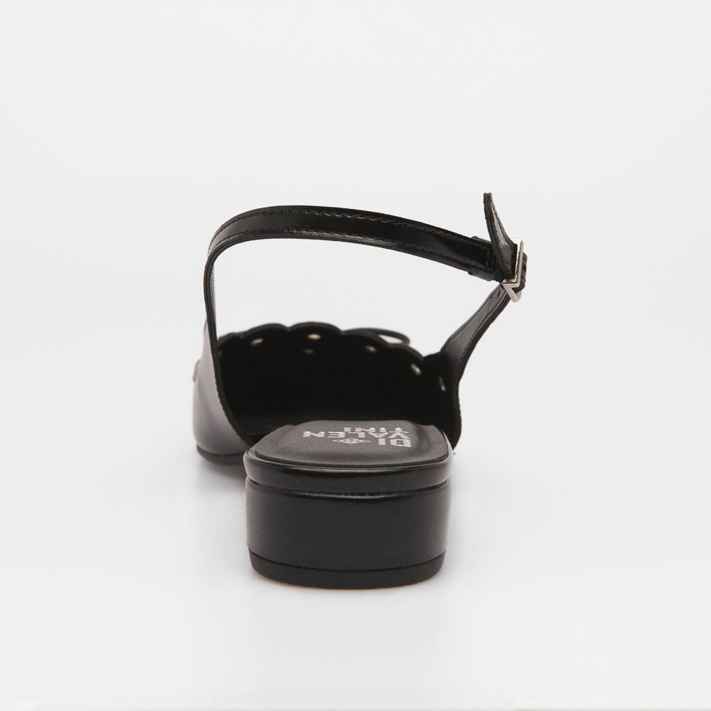 SLINGBACK LAURA DI VALENTINI NAPA Preto 6