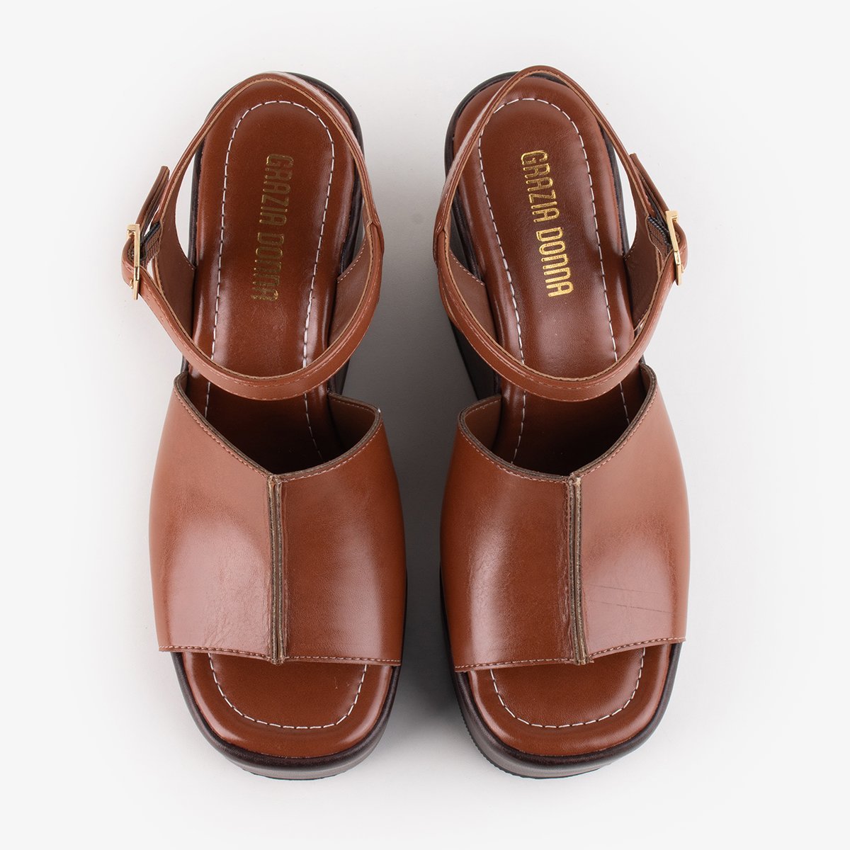 SANDALIA SASHA GRAZIA DONNA Marrom 3
