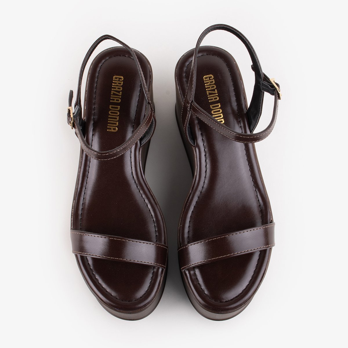 SANDALIA FLORA GRAZIA DONNA Marrom 3