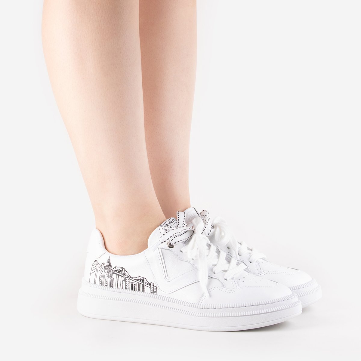 TENIS FERNANDA COURO DI VALENTINI Branco 2