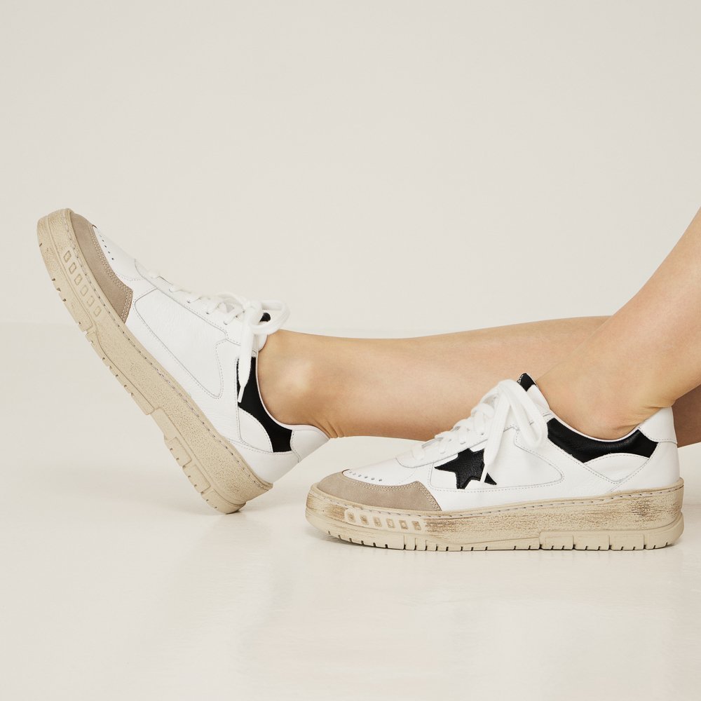 TÊNIS LYRA DI VALENTINI COURO Branco 2