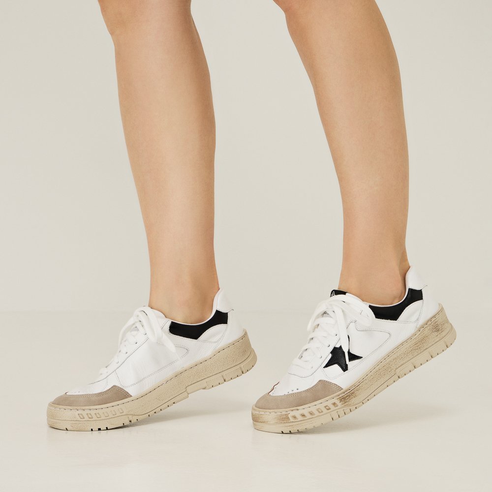 TÊNIS LYRA DI VALENTINI COURO Branco 5