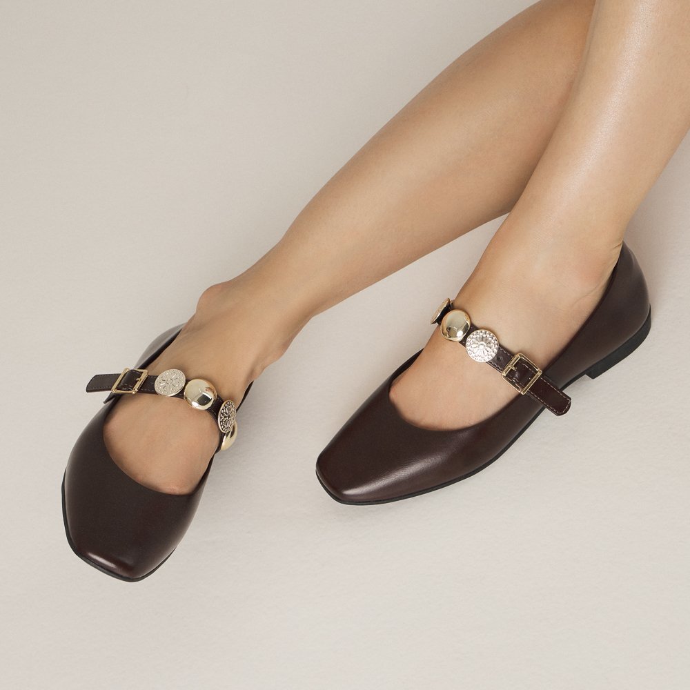 SAPATILHA CARLA DI VALENTINI NAPA Marrom 2