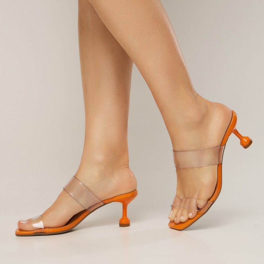 TAMANCO MARY DI VALENTINI VERNIZ Laranja 2