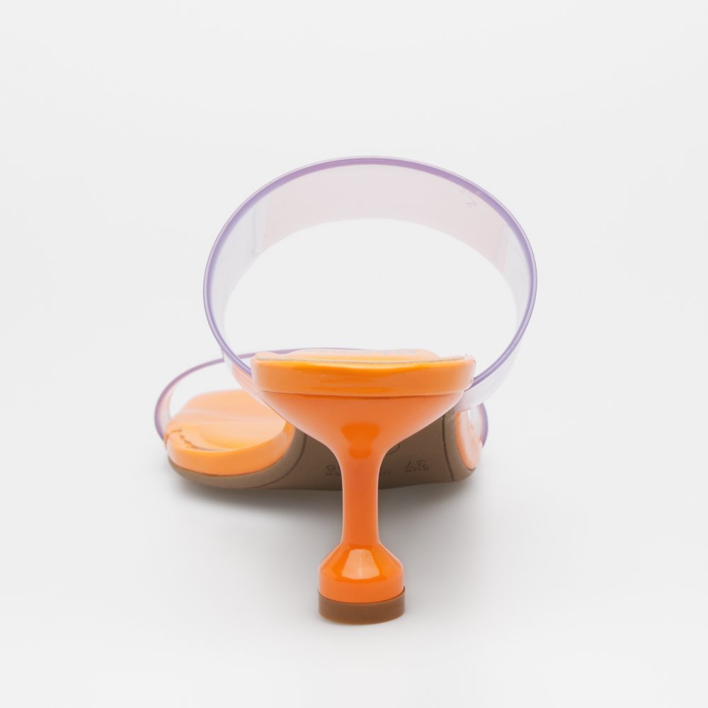 TAMANCO MARY DI VALENTINI VERNIZ Laranja 6