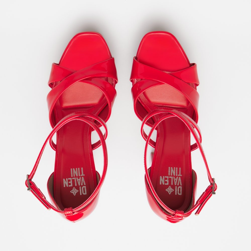 SANDÁLIA PILAR DI VALENTINI VERNIZ Vermelho 3