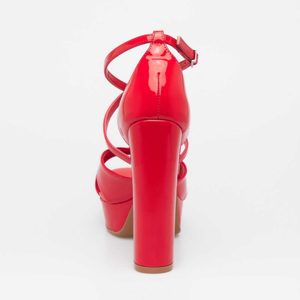SANDÁLIA PILAR DI VALENTINI VERNIZ Vermelho 5