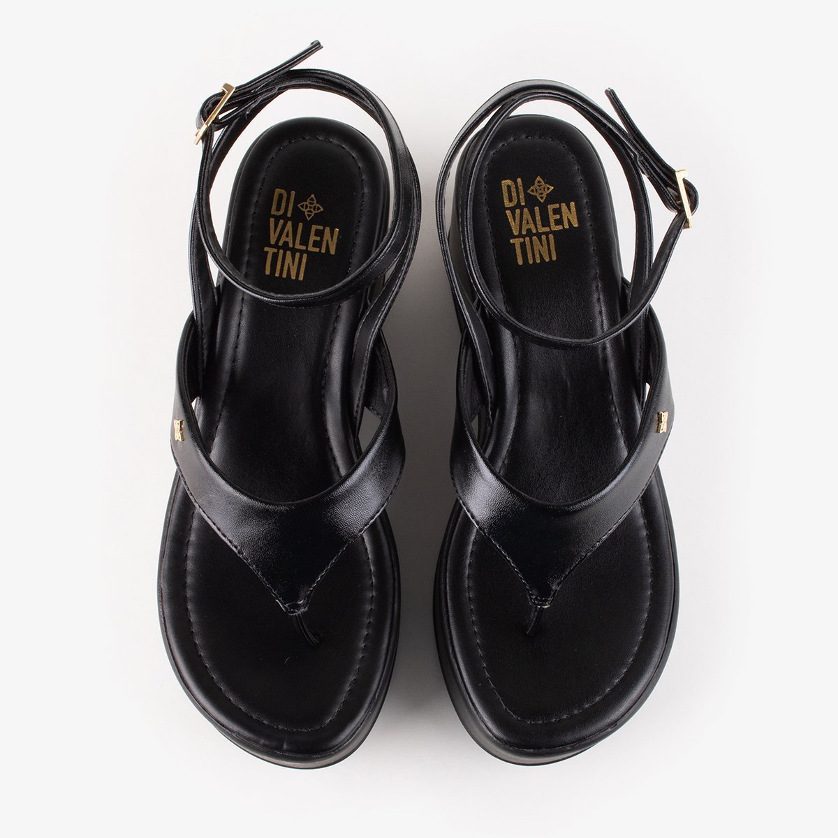 SANDALIA LARINE DI VALENTINI Preto 3