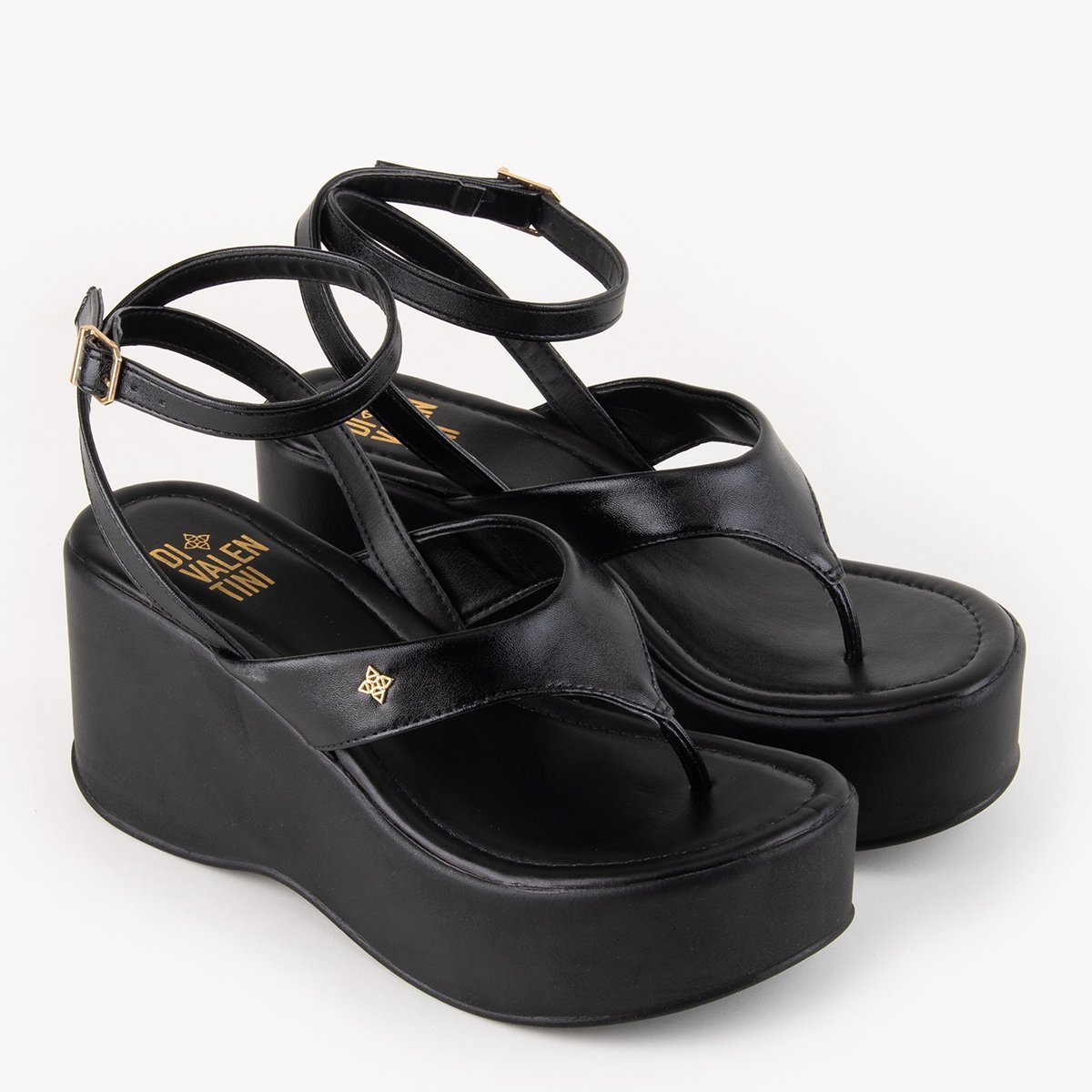 SANDALIA LARINE DI VALENTINI Preto 5