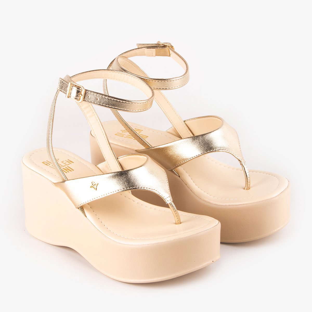 SANDALIA LARINE DI VALENTINI Dourado 5