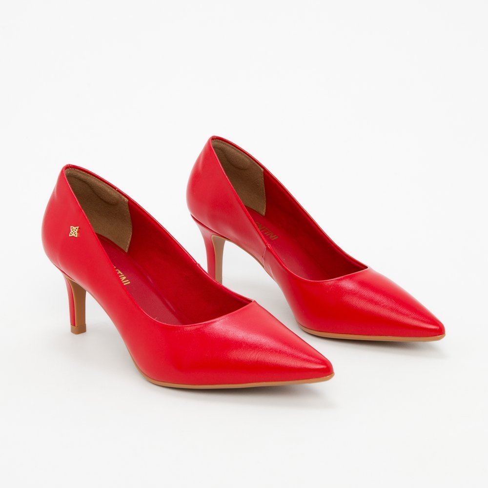 SCARPIN AMALIA DI VALENTINI NAPA Vermelho 4