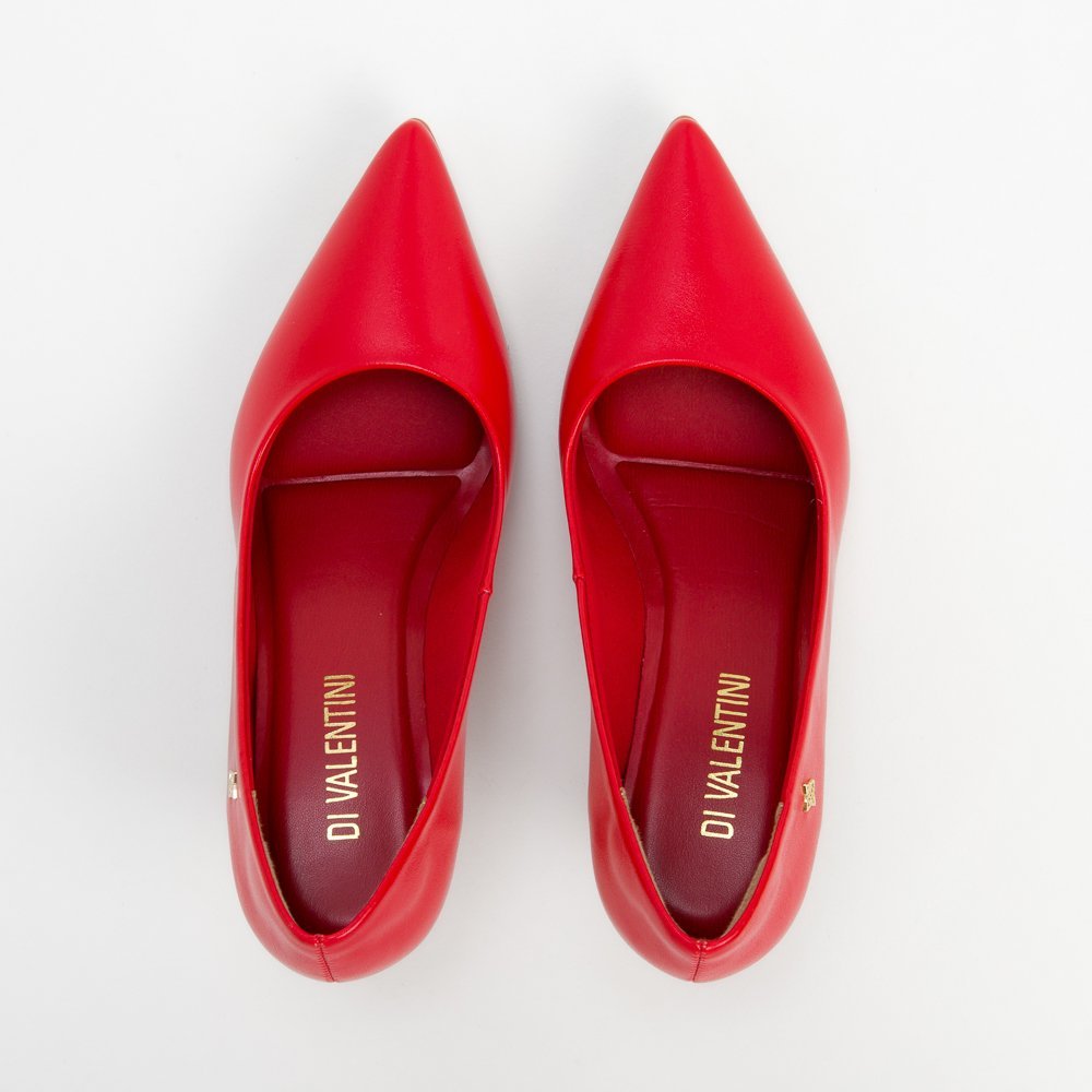 SCARPIN AMALIA DI VALENTINI NAPA Vermelho 6