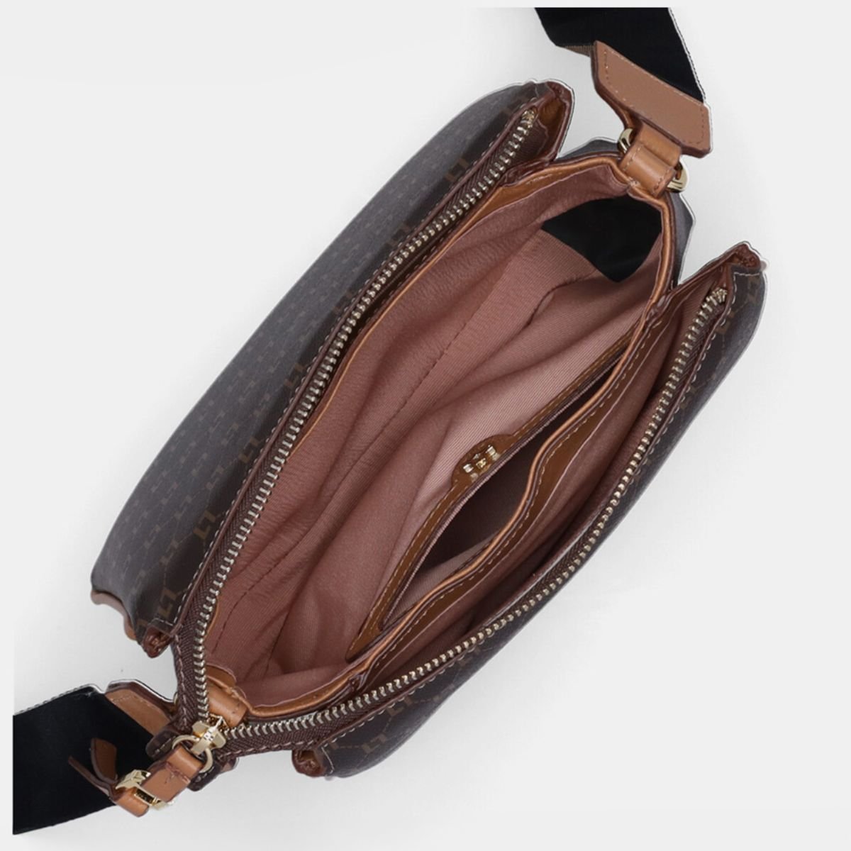 Bolsa Luz da Lua Tiracolo Monograma Ll Mocca - 2000506 Marrom 3