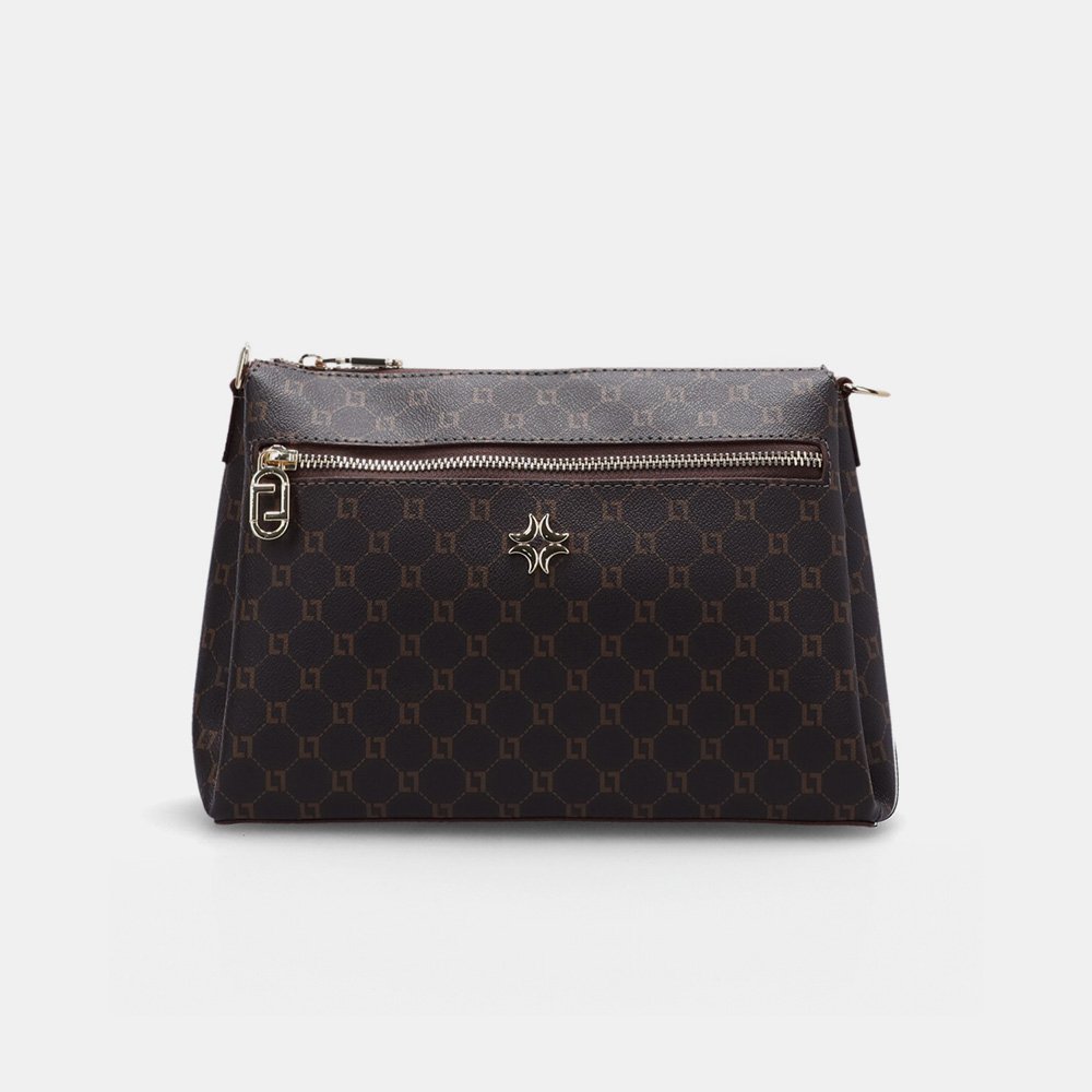 Bolsa Luz da Lua Tiracolo Media Monograma Mocca - 2000555