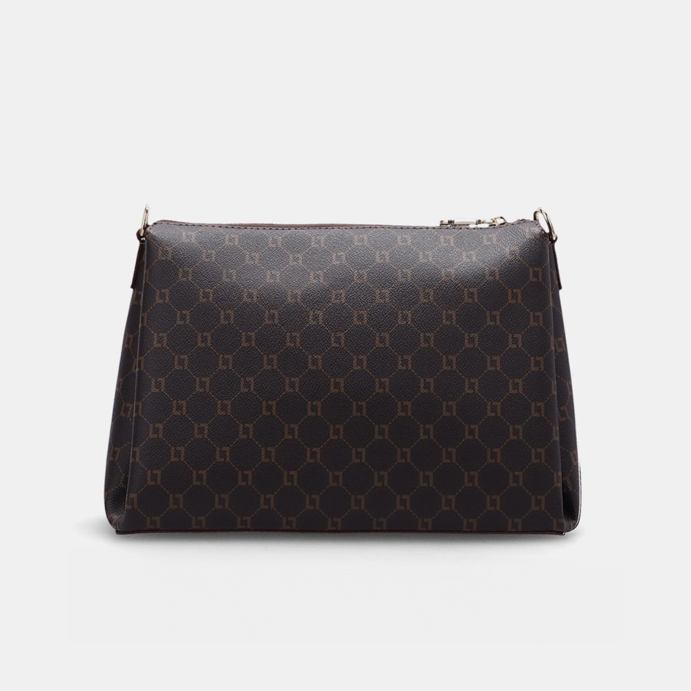 Bolsa Luz da Lua Tiracolo Media Monograma Mocca - 2000555 Marrom 4