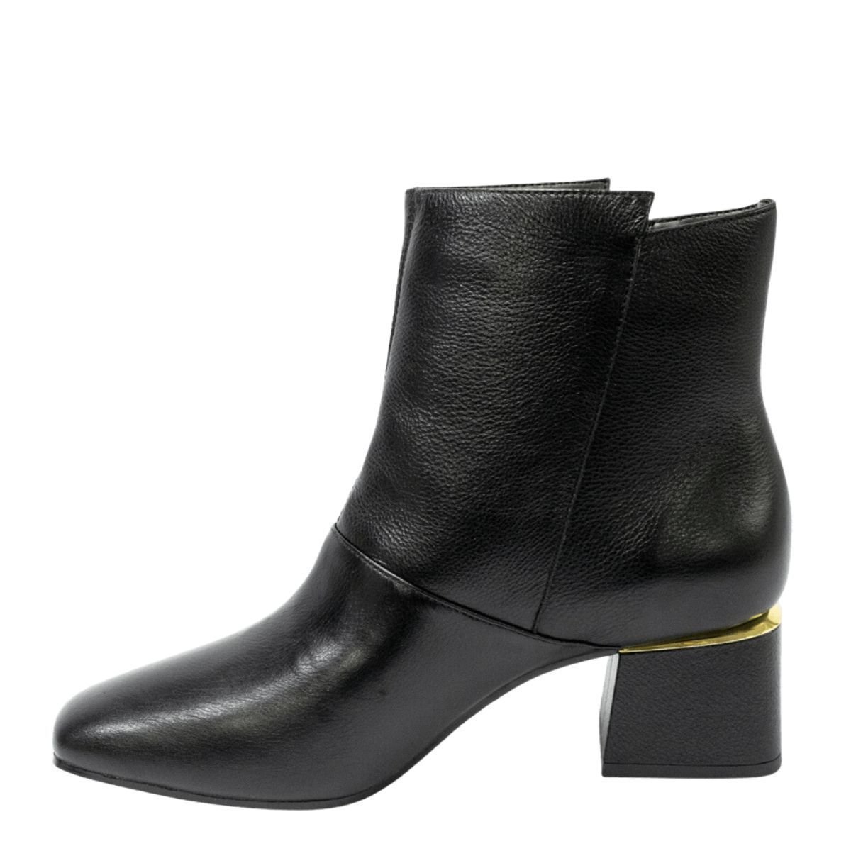 Bota Luz Da Lua Cano Curto Preto 5