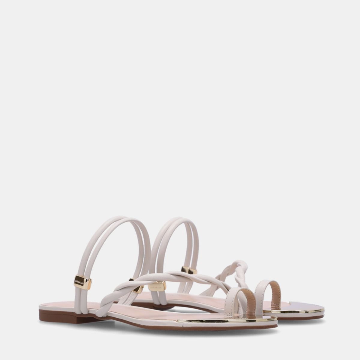 Chinelo Luz da Lua Saara Panna - 53129400 Branco 2