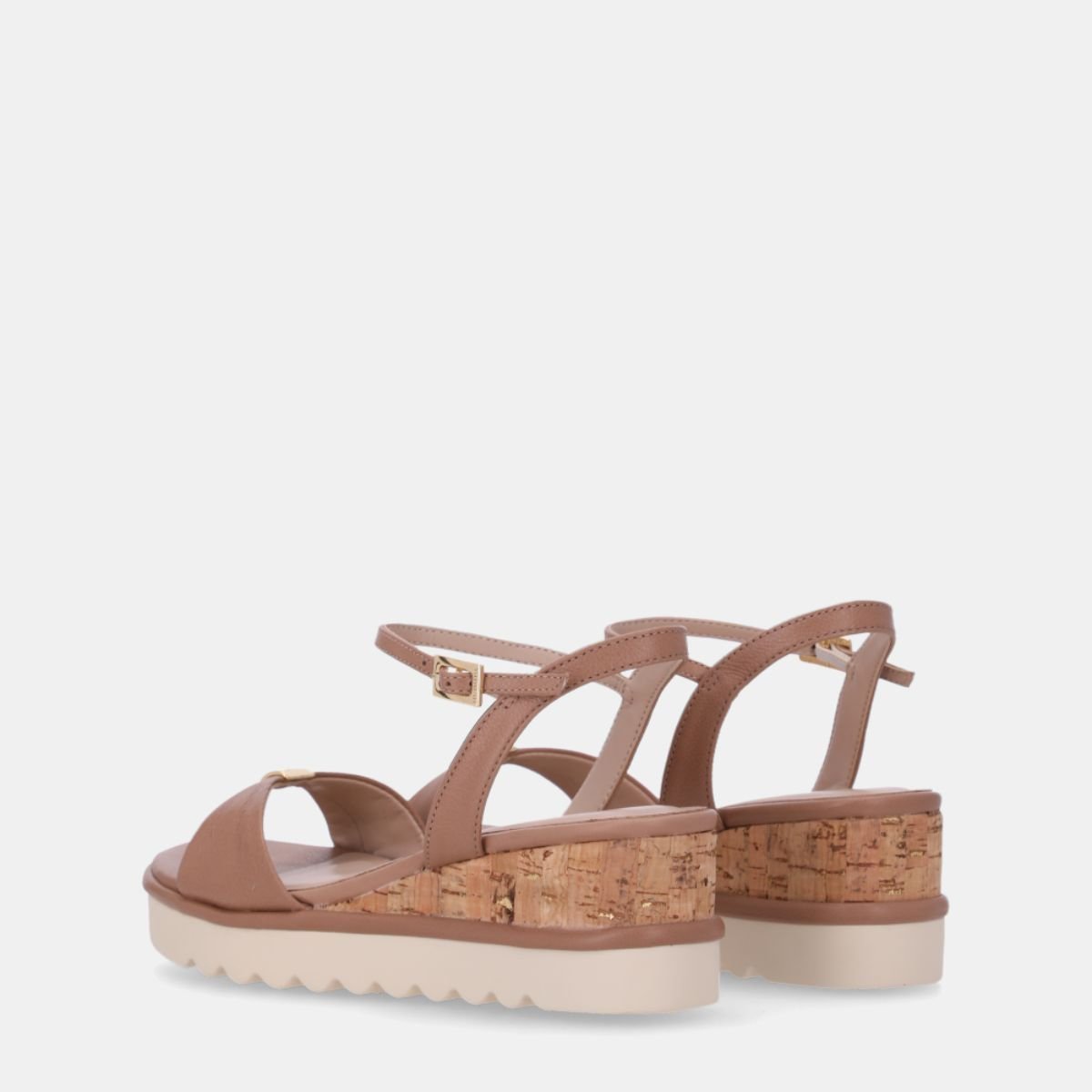 Sandalia Luz da Lua Anabela Saara Mousse 4